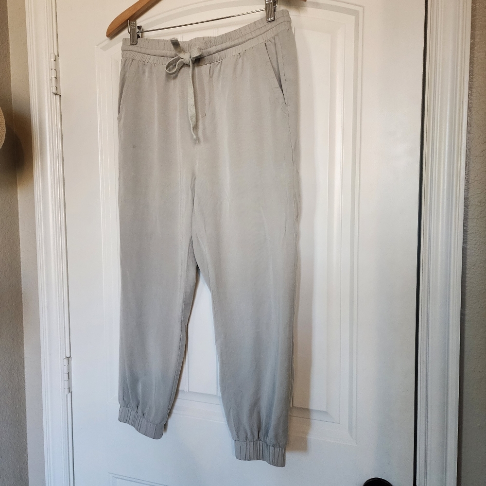 Grey Travel Joggers Soft Washed